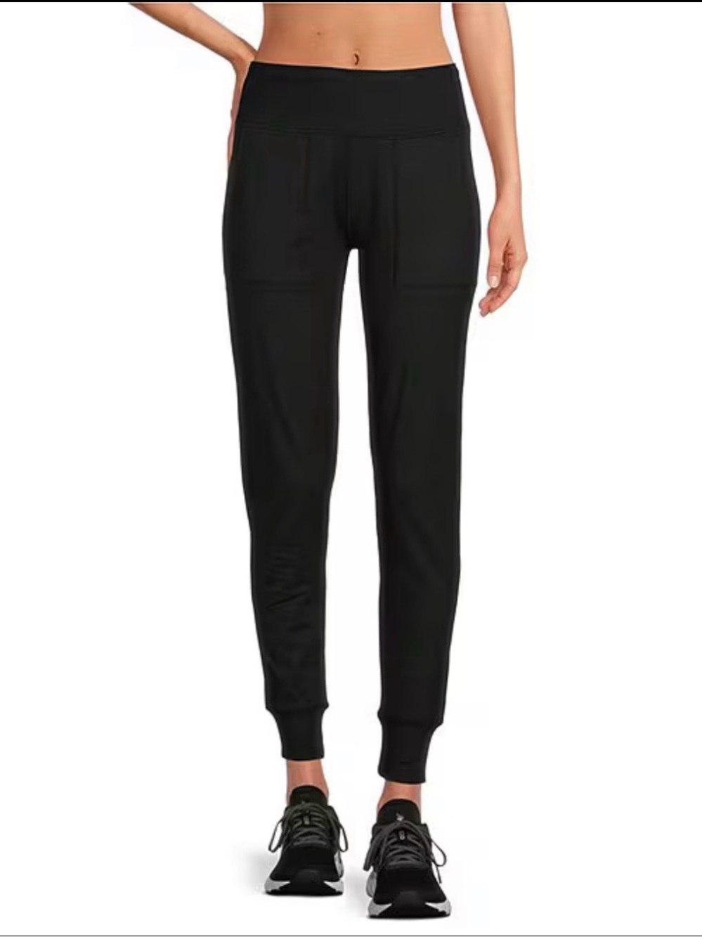 Kinesis Women's High Rise Slim Suede Jersey Moisture Wicking Pull-On Joggers